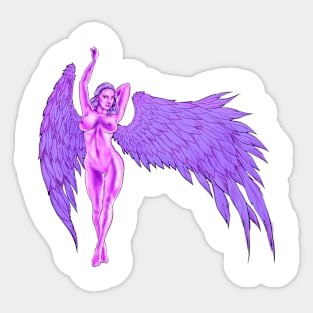 Pink Angel Sticker